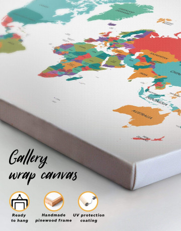 Modern Abstract Map Canvas Wall Art - image 4