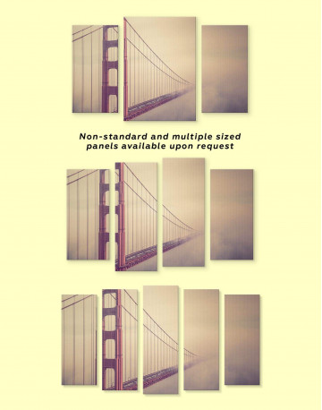 Golden Gate Bridge in San Francisco Canvas Wall Art - image 2