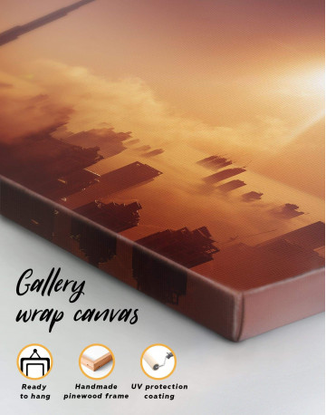 5 Pieces Dubai Sky Canvas Wall Art - image 1