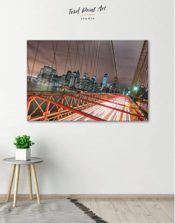 New York Brooklyn Bridge Canvas Wall Art