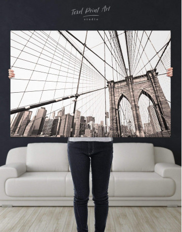 Brooklyn Bridge New York Canvas Wall Art - image 4