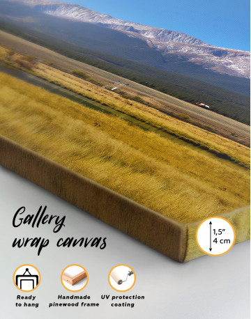 Panoramic Landscape with Mountains Canvas Wall Art - image 3