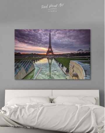 Evening Paris Canvas Wall Art - image 1