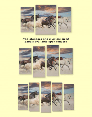 Running Horses Canvas Wall Art - image 4