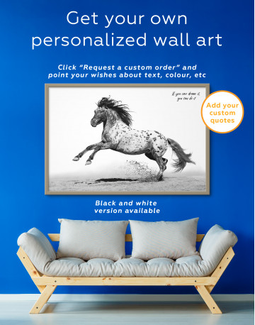Framed Appaloosa Horse Canvas Wall Art - image 2