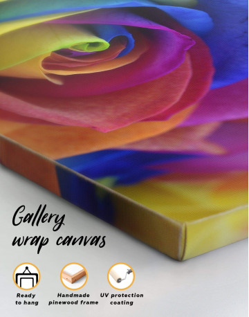 Multicolor Rose Canvas Wall Art - image 4