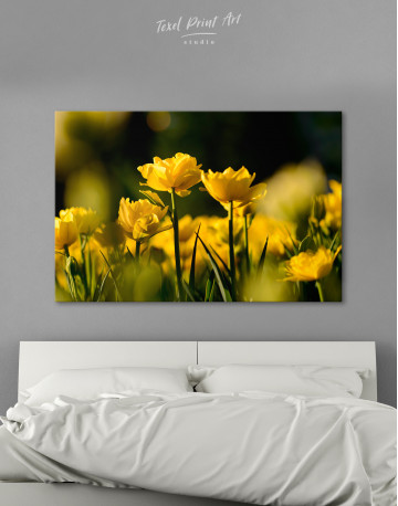 Yellow Flowers Canvas Wall Art - image 8