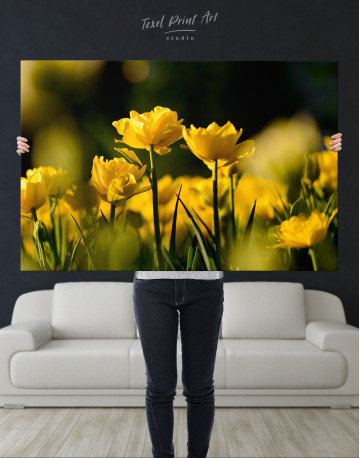 Yellow Flowers Canvas Wall Art - image 5