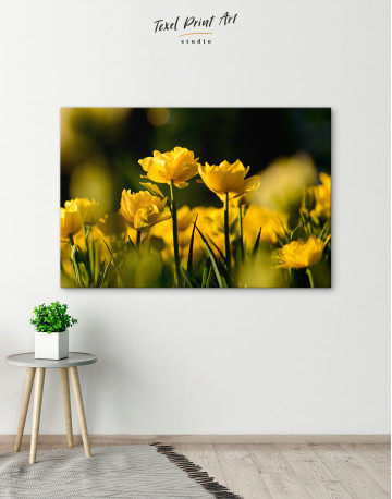 Yellow Flowers Canvas Wall Art - image 7