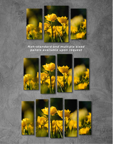 Yellow Flowers Canvas Wall Art - image 2