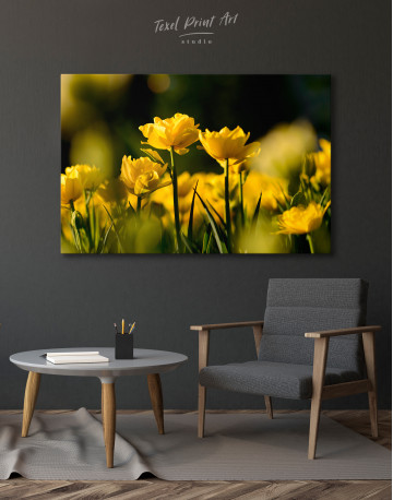 Yellow Flowers Canvas Wall Art - image 6