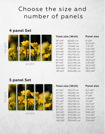 Yellow Flowers Canvas Wall Art - image 9