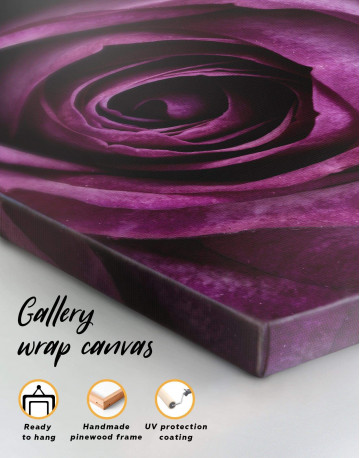 Tender Dark Rose Canvas Wall Art - image 4