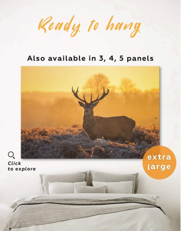Wild Stag Canvas Wall Art