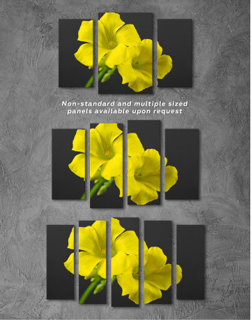 Yellow Primrose Canvas Wall Art - image 1