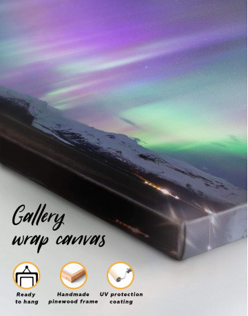 5 Panels Northern Lights View Canvas Wall Art - image 1