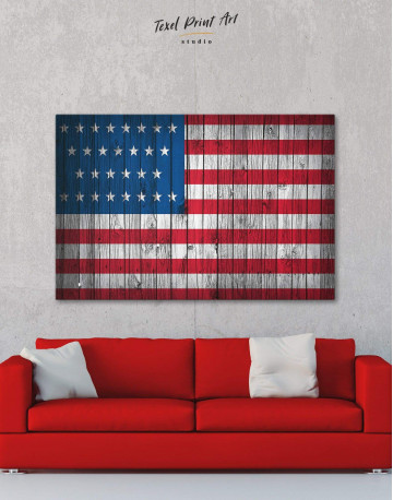 Flag of the USA Canvas Wall Art - image 1