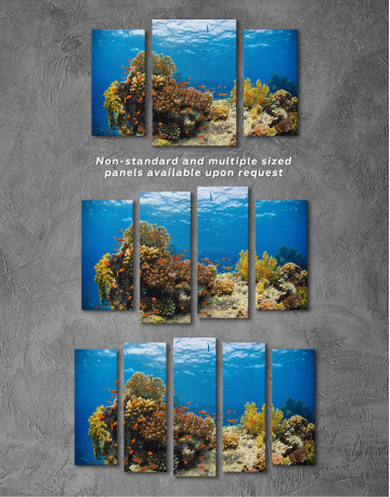 Underwater Coral Canvas Wall Art - image 3