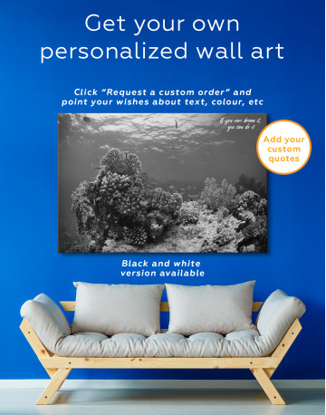 Underwater Coral Canvas Wall Art - image 4