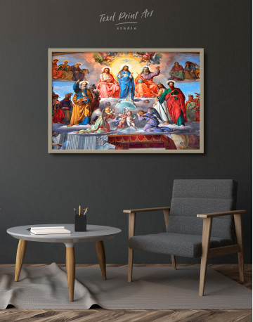 Framed The Room of the Immaculate Conception Canvas Wall Art - image 4