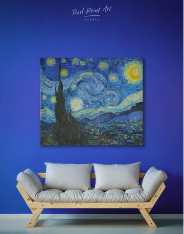 Starry Night Canvas Wall Art - image 2