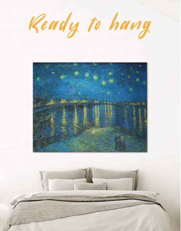 Starry Night Over the Rhone Canvas Wall Art