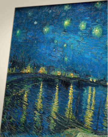 Starry Night Over the Rhone Canvas Wall Art - image 1
