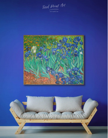 Irises Canvas Wall Art - image 2