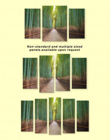 Japanese Bamboo Garden Canvas Wall Art - image 2