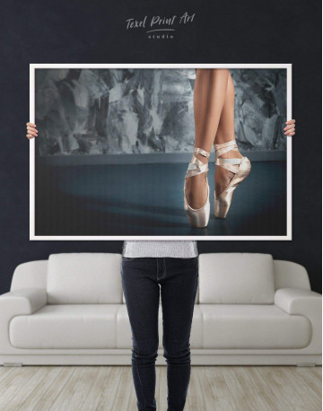 Framed Ballerina Canvas Wall Art - image 4