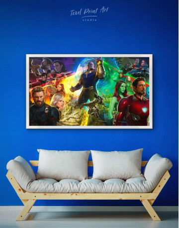 Framed Avengers Infinity War Canvas Wall Art - image 1