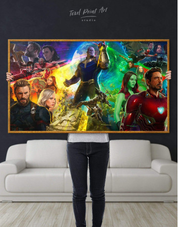 Framed Avengers Infinity War Canvas Wall Art - image 2