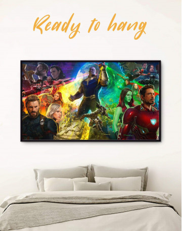 Framed Avengers Infinity War Canvas Wall Art