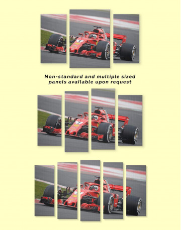 5 Panels Formula 1 Bolid Canvas Wall Art - image 3