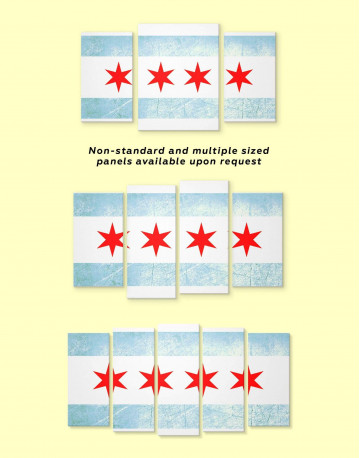 Chicago Flag Canvas Wall Art - image 2