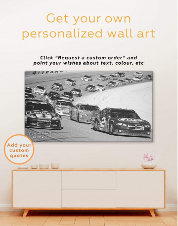 Car Racing Canvas Wall Art - image 4