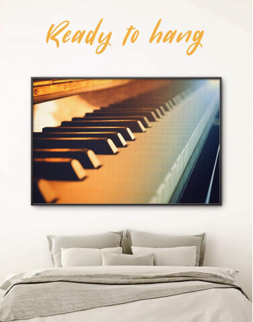 Framed Piano Music Canvas Wall Art