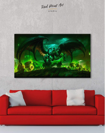 Illidan World of Warcraft Canvas Wall Art - image 1
