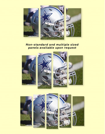 5 Panels Dallas Cowboys Canvas Wall Art - image 3