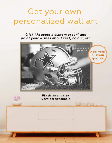 Framed Dallas Cowboys Canvas Wall Art - image 5