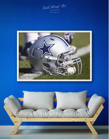 Framed Dallas Cowboys Canvas Wall Art - image 1