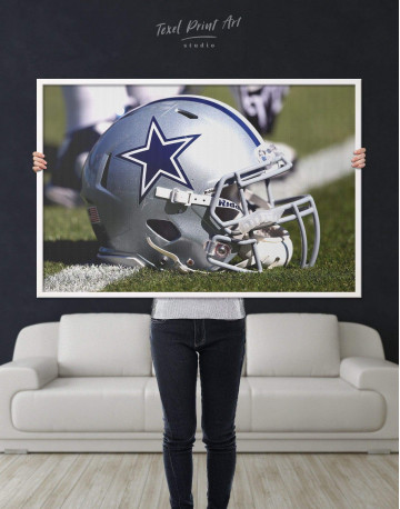 Framed Dallas Cowboys Canvas Wall Art - image 2