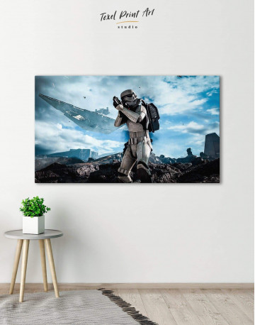 Storm Trooper Star Wars Canvas Wall Art