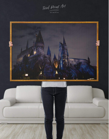 Framed Harry Potter Hogwarts Canvas Wall Art - image 4