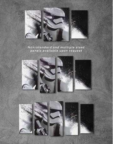 3 Panels Star Wars Stormtrooper Canvas Wall Art - image 3