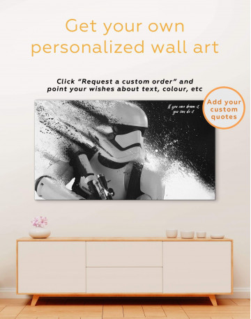 3 Panels Star Wars Stormtrooper Canvas Wall Art - image 4