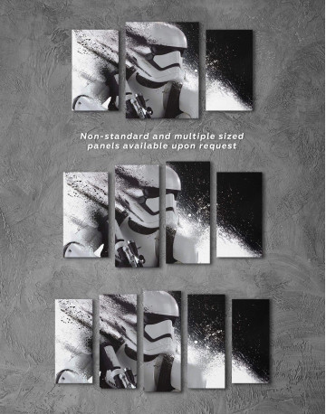 4 Panels Star Wars Stormtrooper Canvas Wall Art - image 3
