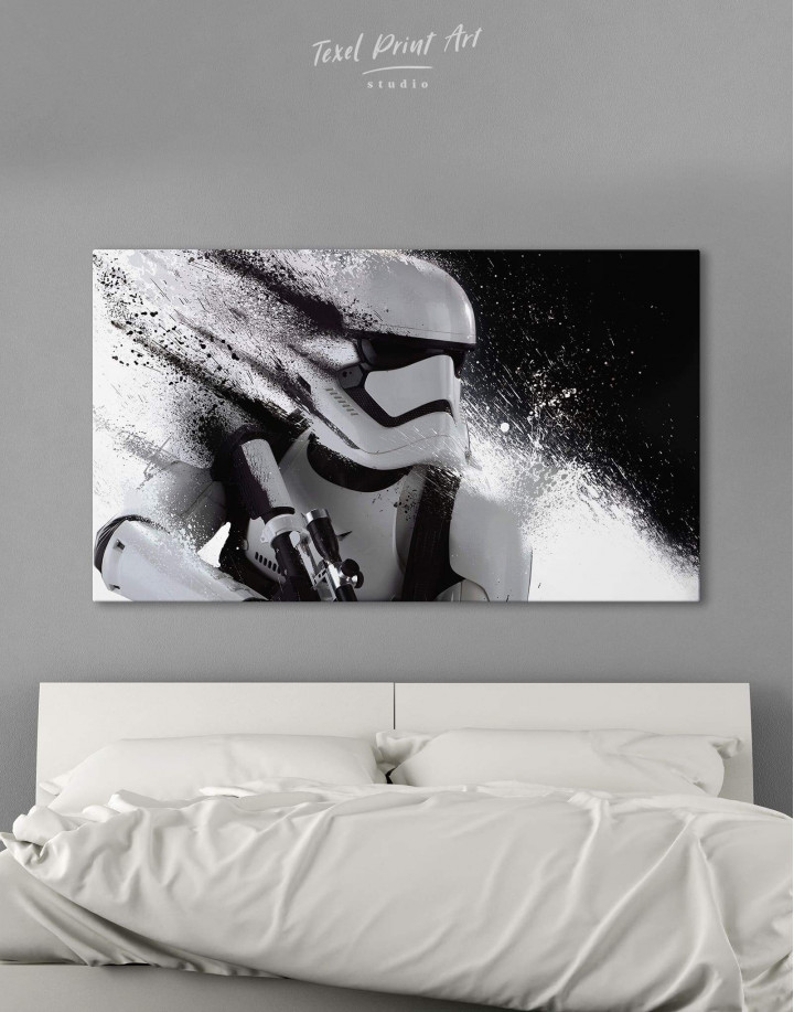 Black and White Trooper Star Wars Pillowcase