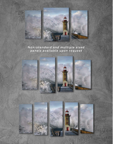 3 Pieces Lighthouse Canvas Wall Art - image 2