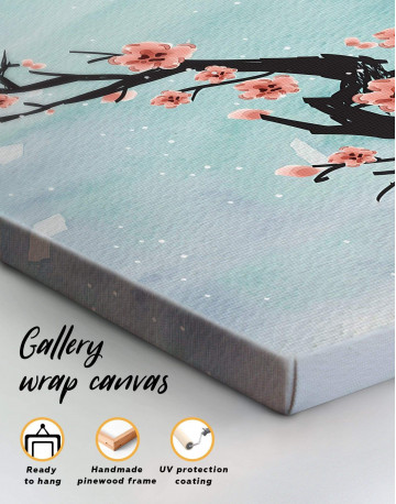 3 Panels Spring Cherry Blossom Canvas Wall Art - image 4